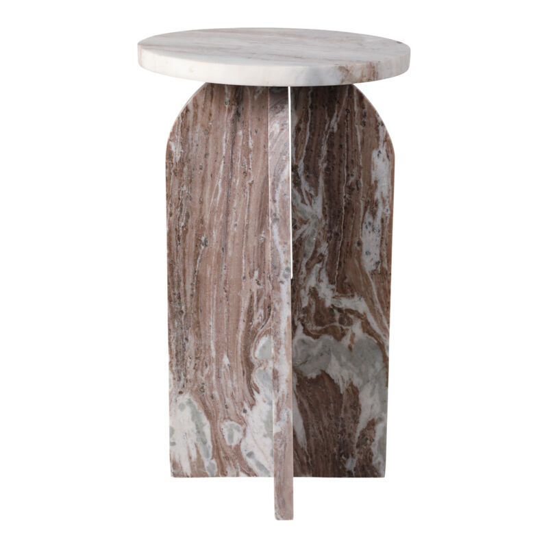 The Round Top Marble Accent Table image number 3
