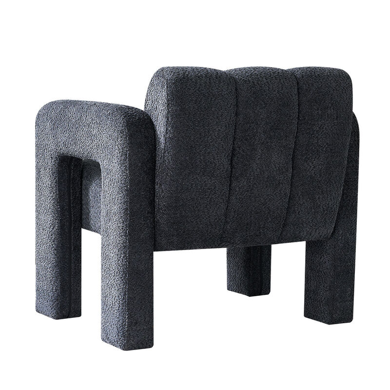 Streamdale 31.10'' Wide Boucle Upholstered Accent Chair image number 5