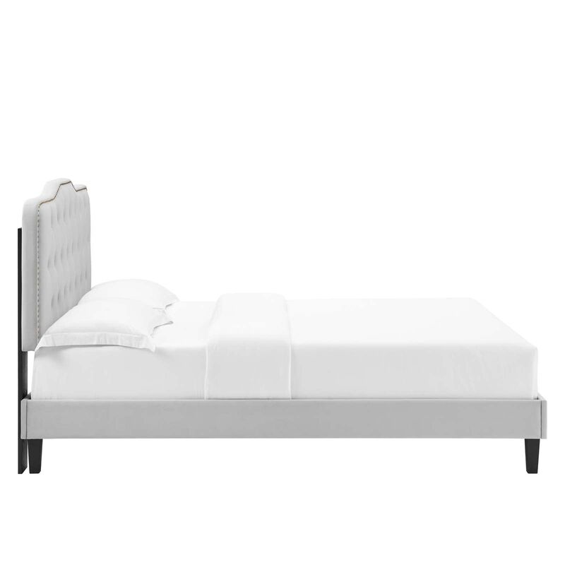 Modway Amber Platform, King, Light Gray image number 4