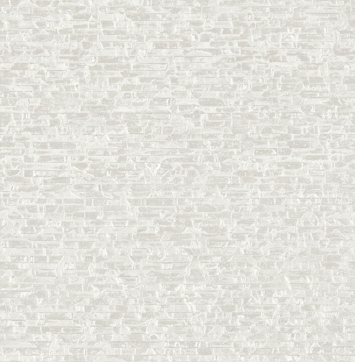 Belvedere Ivory Faux Slate Wallpaper