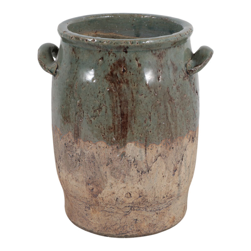 12x10" 2-tone Vase, Green/brown image number 4
