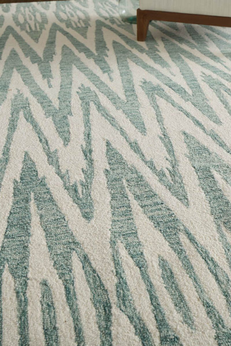 Wallace 8A40F Teal 9' x 12' Rug image number 3