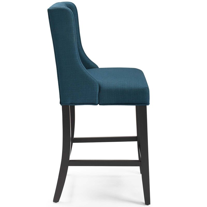 Baronet Tufted Button Upholstered Fabric Counter Stool image number 2