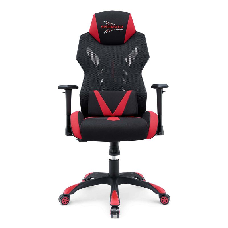 Modway Furniture - Speedster Mesh Gaming Computer Chair Black Red