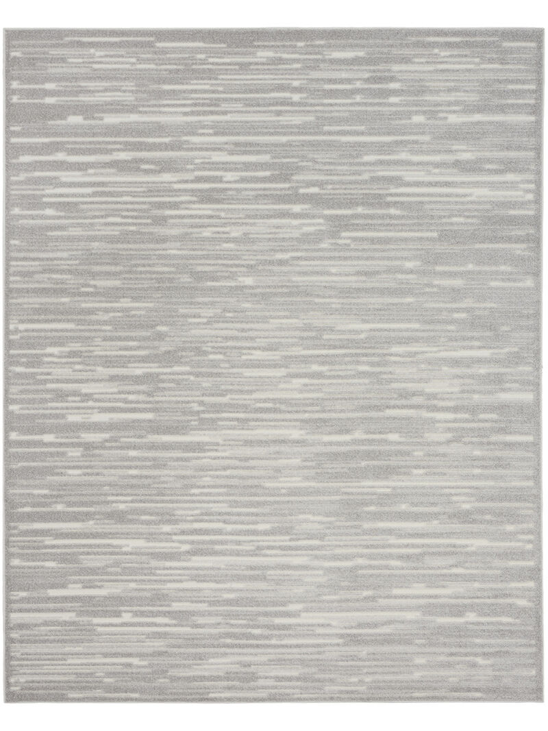 Care Free CAF04 Light Gray 9'2" x 12' Rug