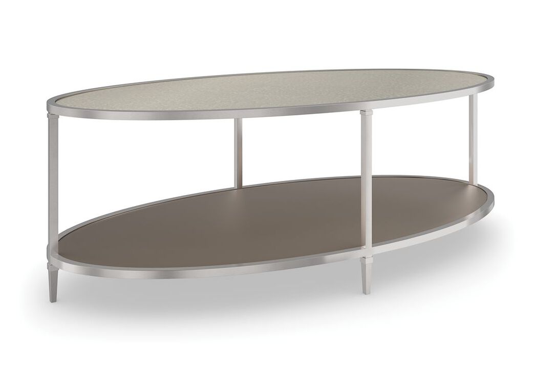 Shimmer Oval Cocktail Table