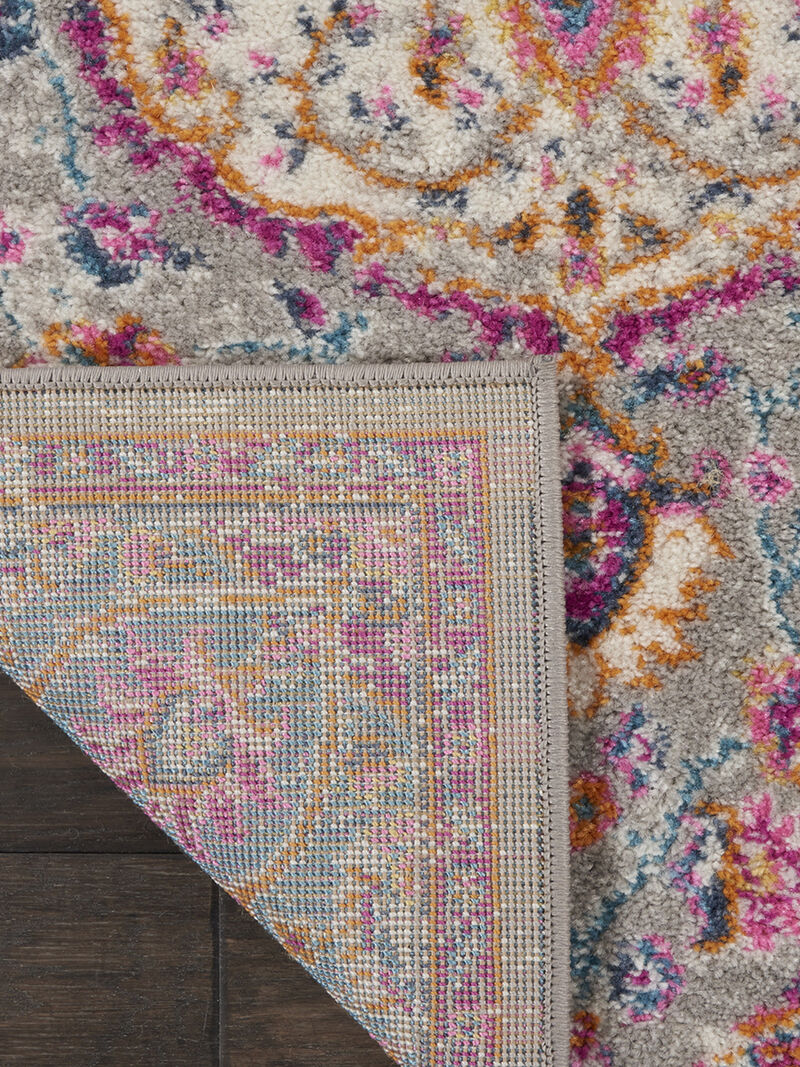 Passion PSN22 Gray/Multicolor 2'2" x 7'6" Rug image number 2