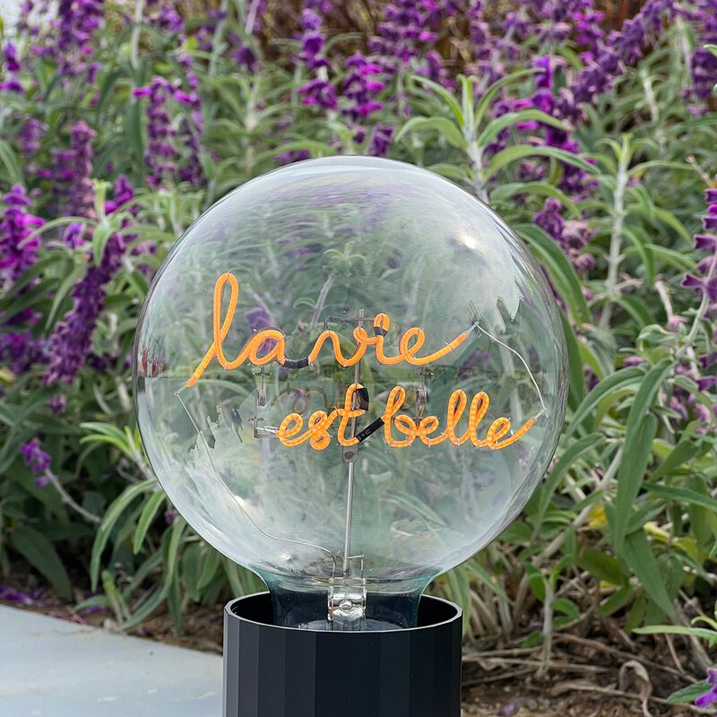 Bulb LA VIE EST BELLE Amber with Base Table Lamp PORTABLE Pop image number 3