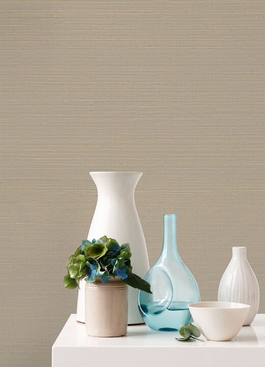 Mai Lavender Abaca Grasscloth Wallpaper