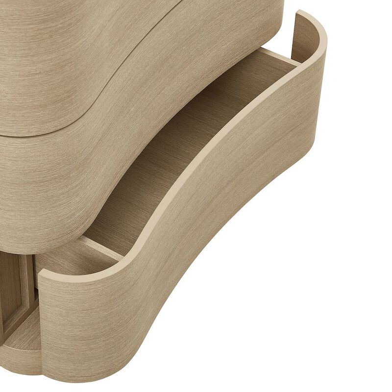 Mirae 3-Drawer Curved Compact Dresser image number 6