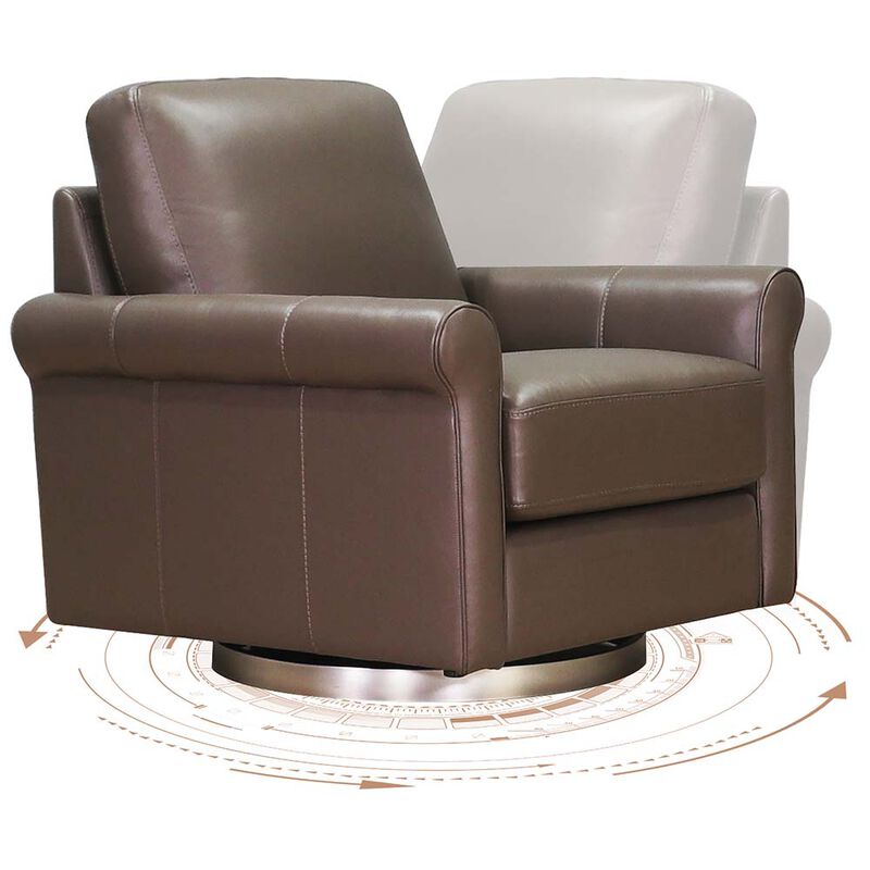 Laguna Swivel Leather Chair