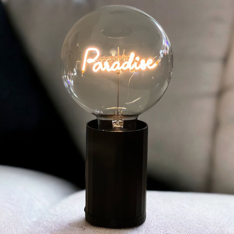 Bulb PARADISE Amber with Base Table Lamp PORTABLE Pop image number 4