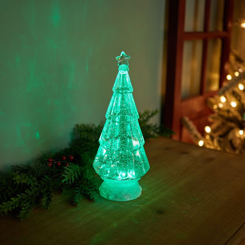 Lighted Christmas Tree with LED – Festive Tabletop Holiday Decor for Home, Office, or Winter Centerpieces