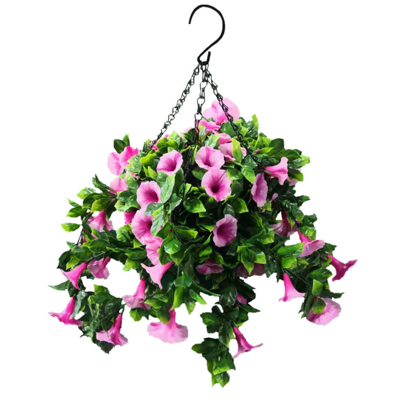 Artificial Petunia Hanging Basket UV Resistant (Outdoor Proof) image number 0