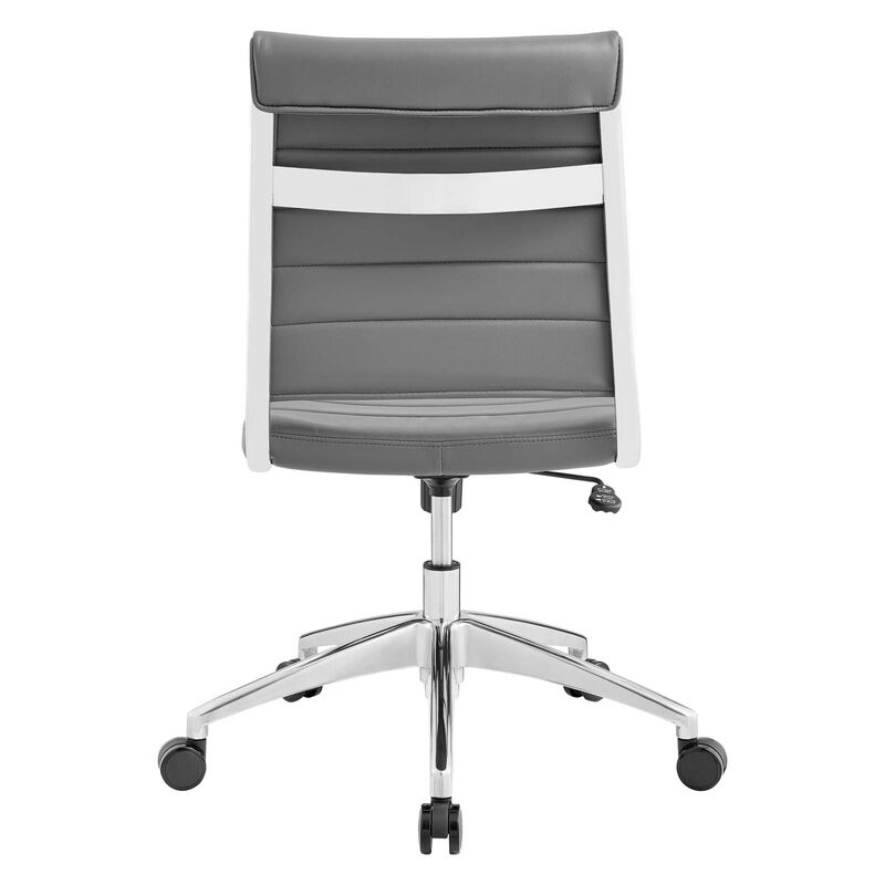 Modway Furniture - Jive Armless Mid Back Office Chair Gray image number 4