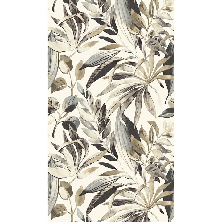 Orom II Branched Leaves Motive Beige Mural A71701