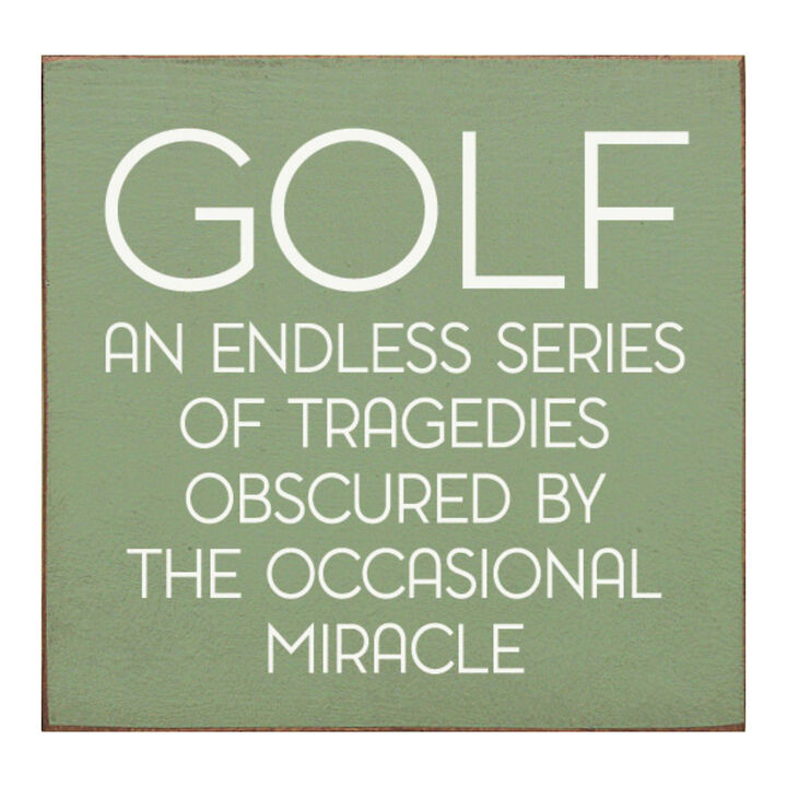 Golf Funny Wooden Sign Rustic Golf Wall Decor Gift for Golf Lovers