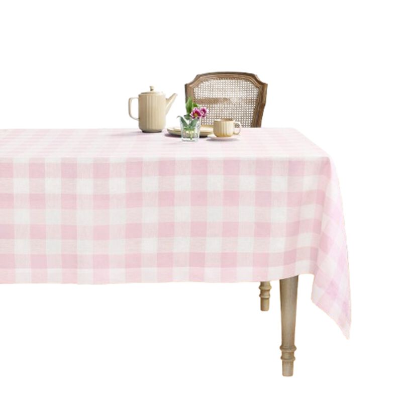 Solino Home 100% Pure Linen Tablecloth - Buffalo Check