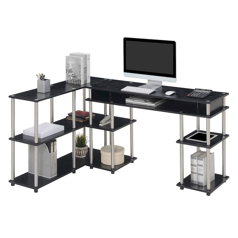 Convenience Concepts Designs2Go No Tools Desk and Console Table Set
