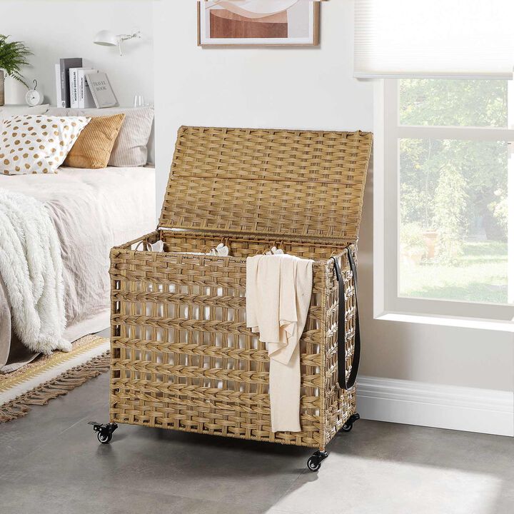 BreeBe Laundry Basket With 3 Compartments