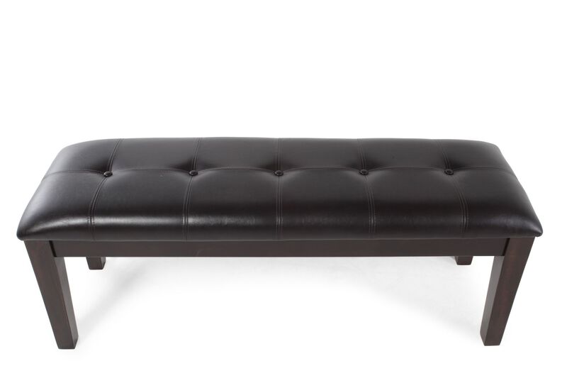 Haddigan Large Upholstered Dining Room Bench image number 2