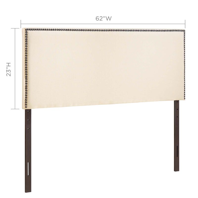 Modway - Region Nailhead Queen Upholstered Headboard image number 3