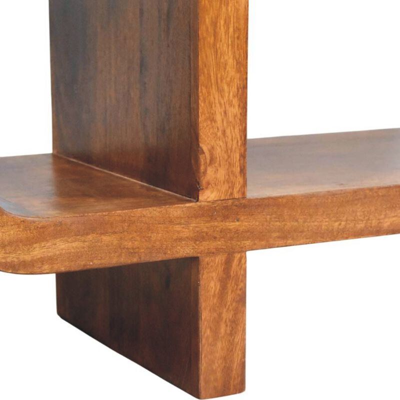 Artisan Furniture Solid Wood Orion Curved Chestnut Media Unit