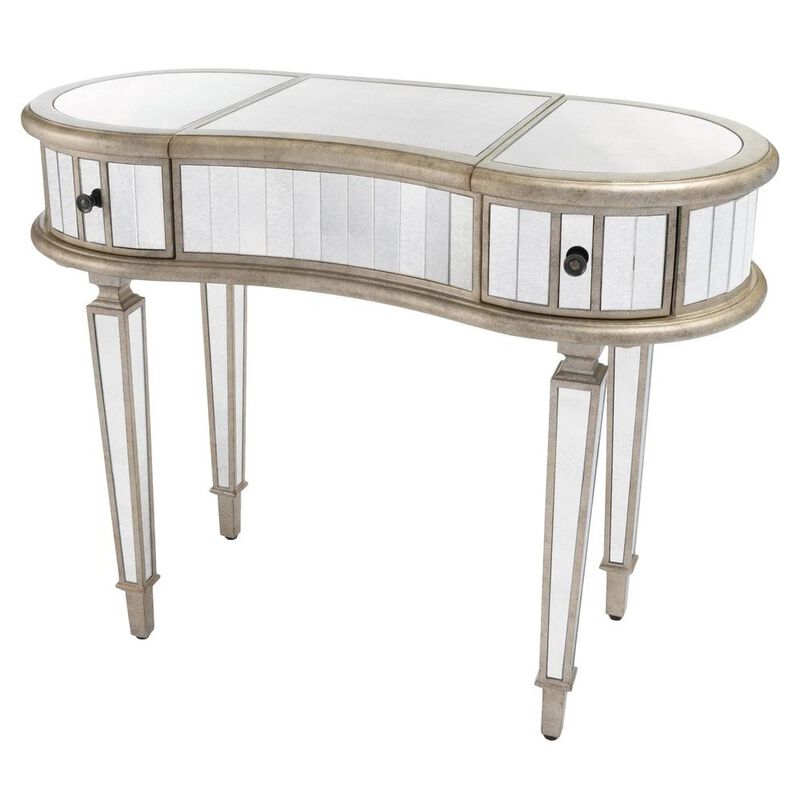 Butler Specialty Constance Mirrored Vanity Table, Silver image number 2