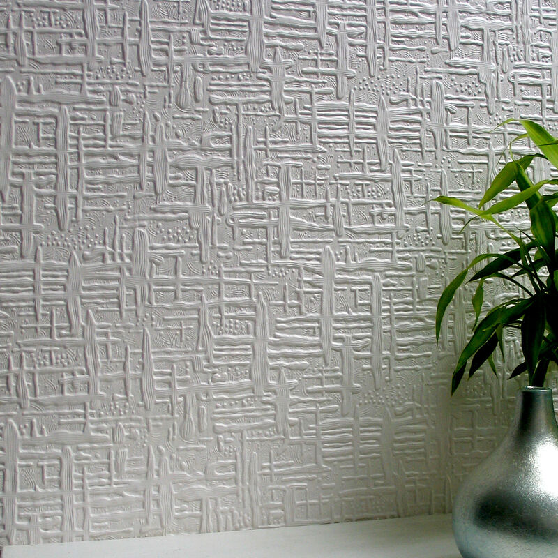 Edward White Paintable Supaglypta Wallpaper image number 6
