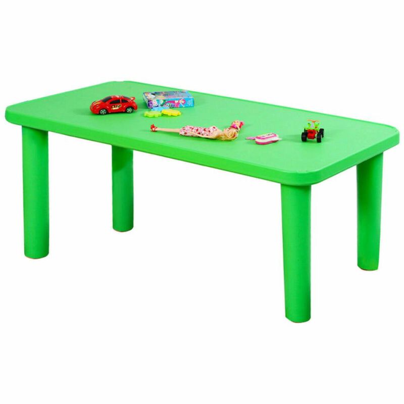 Hivvago Kids Portable Plastic Activity Table for Home and School