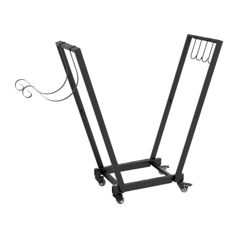 Firewood Storage Rack &ndash; Metal Log Holder for Fireplace or Backyard image number 0