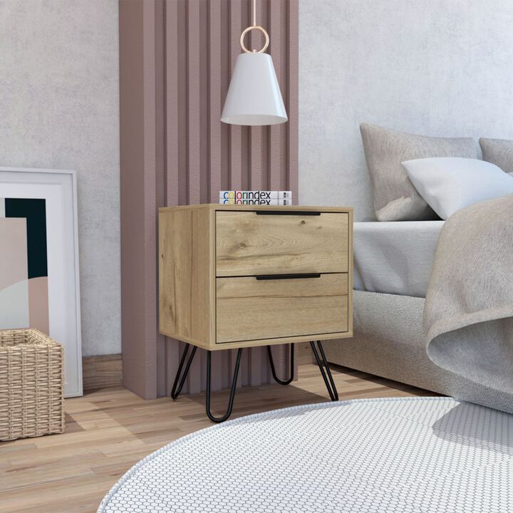 Nightstand Skyoner 2, Bedroom, Light Oak