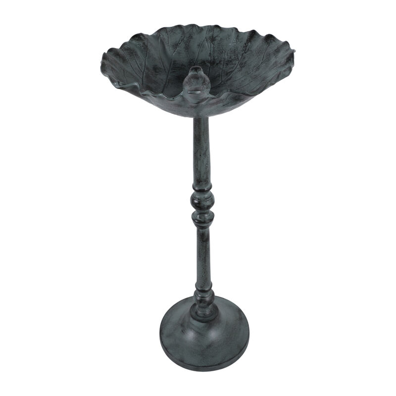 27x13 Bird On Flower Bird Bath image number 2