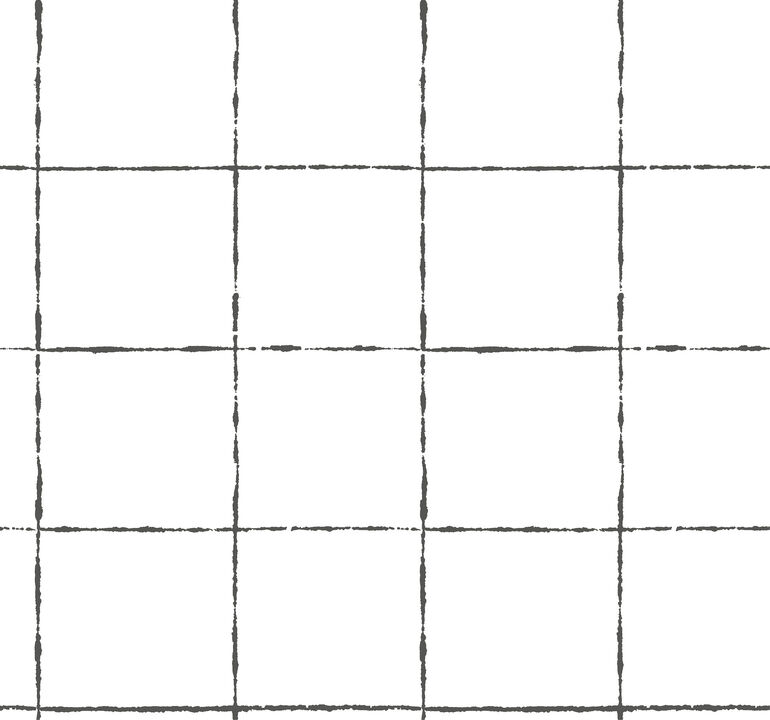 La Vitre Plaid Carbon Black Wallpaper