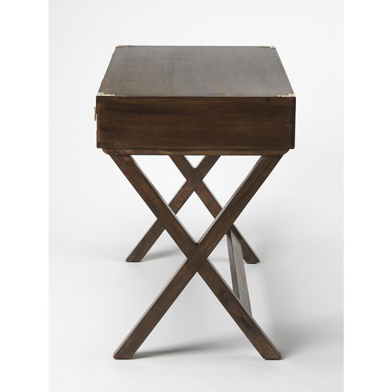 Butler Specialty Forster Campaign Writing Desk, Dark Brown image number 2