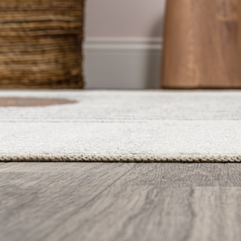 Kallax Geometric Modern Low-Pile Machine-Washable Area Rug