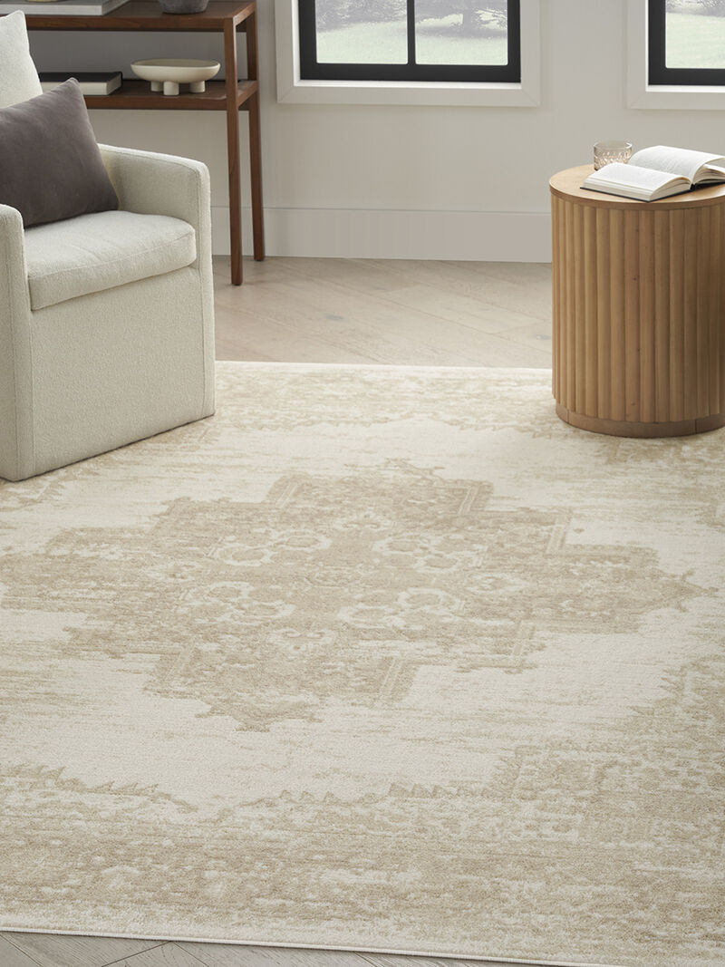 Grafix GRF14 Ivory/Beige 7'10" x 9'10" Rug