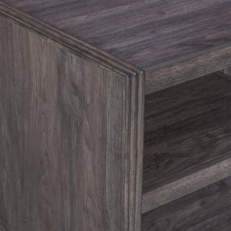 Liberty Furniture Modern Edge End Table for Living Room Contemporary - Caffe Brown image number 5