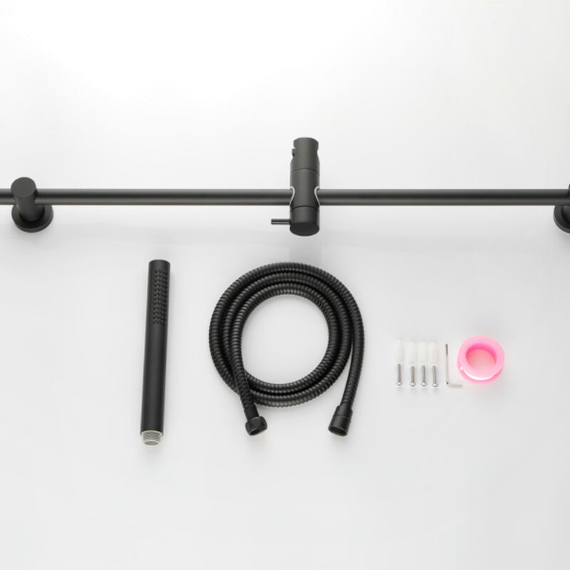 Adjustable Handheld Shower Head with Slide Bar & Flexible Hose, Eco-Friendly High-Pressure Spray