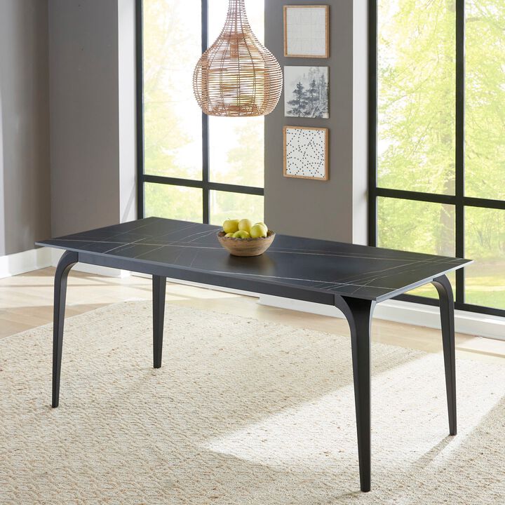 Nicoya Stone Top Rectangular Dining Table