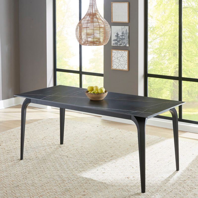 Nicoya Stone Top Rectangular Dining Table