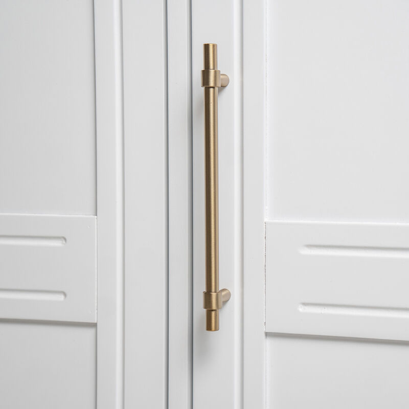 Christopher Knight Home Citlali 48" Modern Acacia Wood Storage Cabinet with 3 Doors and 3 Drawers image number 9