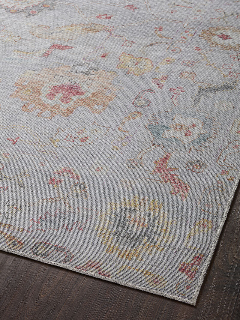 Elysium ELY04 Silver/Multi 18" x 18" Sample Rug