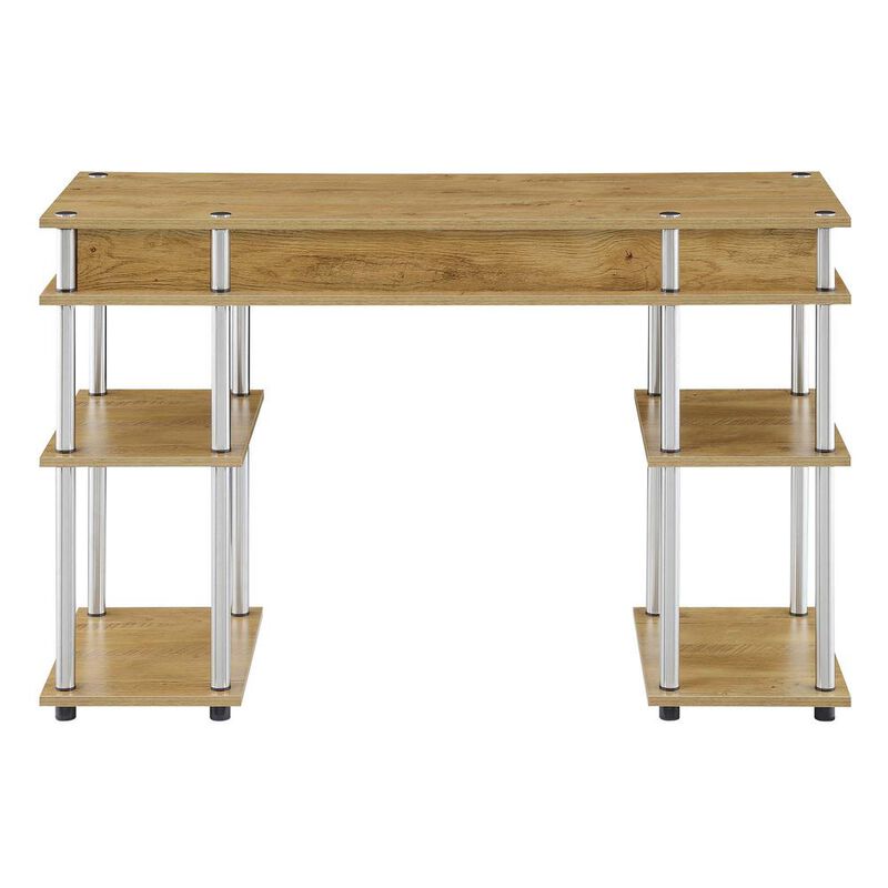 Convenience Concepts Designs2Go No Tools Student Desk with Shelves, R4-0541