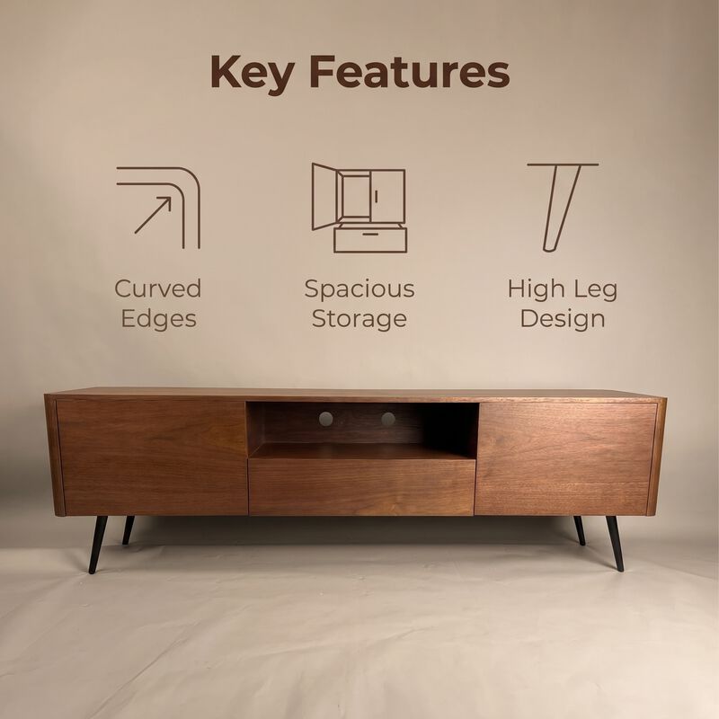 Jinglu  iron legs TV Stand image number 2