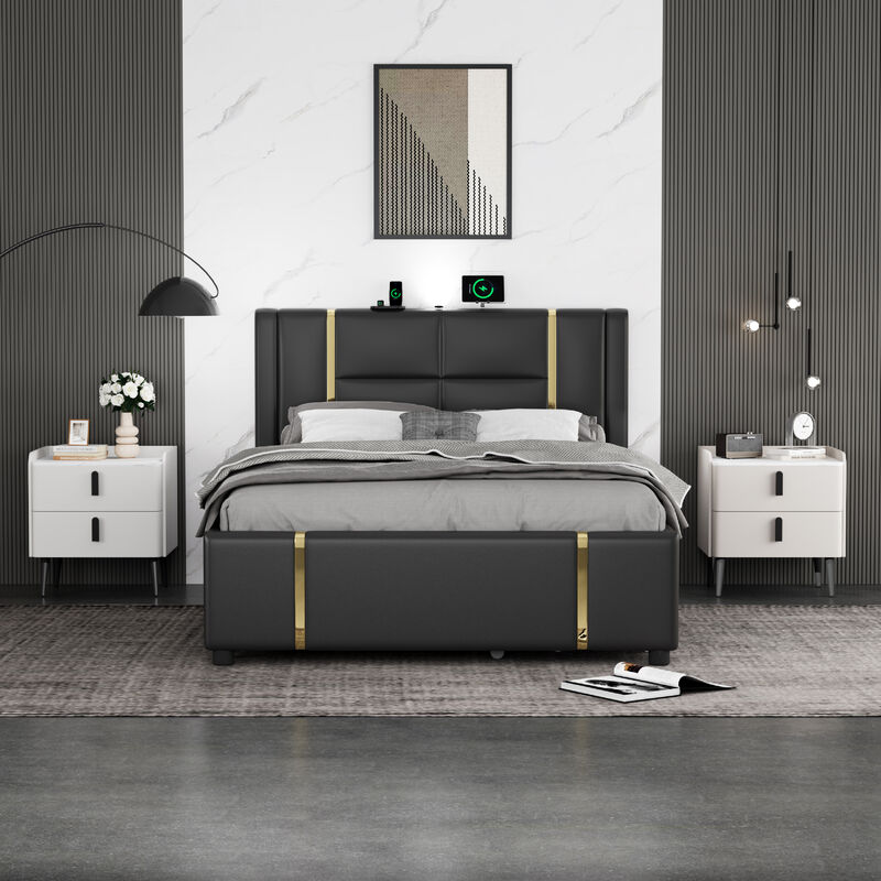 Merax Nightstand with 2 Drawers