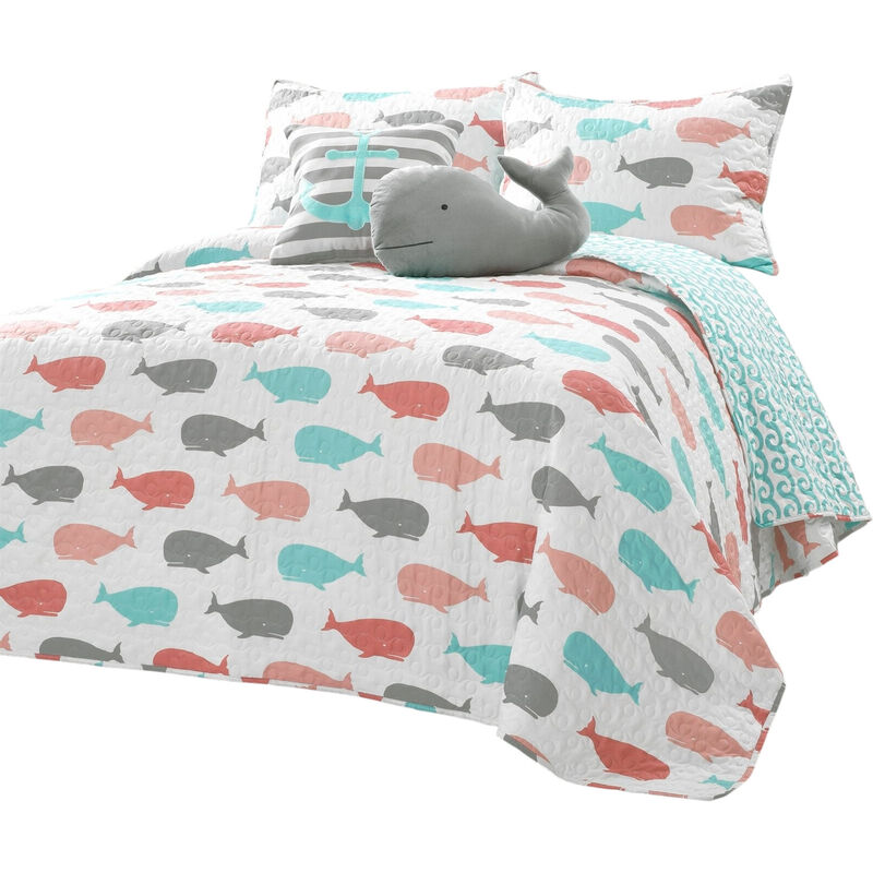 5-Piece Cotton Clip Dot Comforter Set, Premium Softness and Style