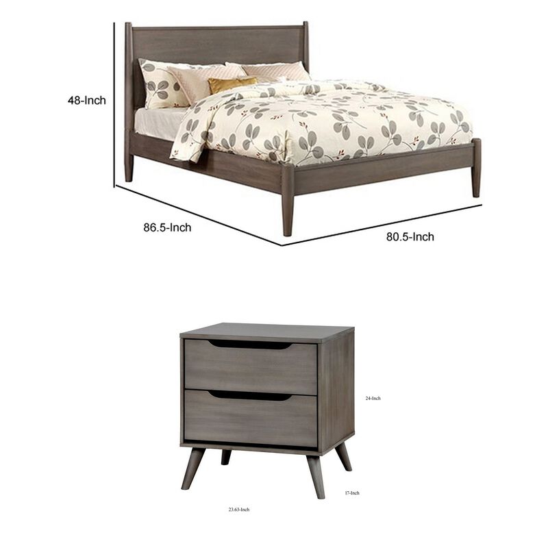 3pc Bedroom Set, 2 Nightstands image number 7