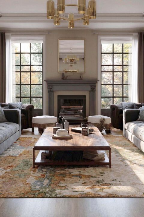 Bazaar Errol Neutral 5'3" x 7'6" Rug