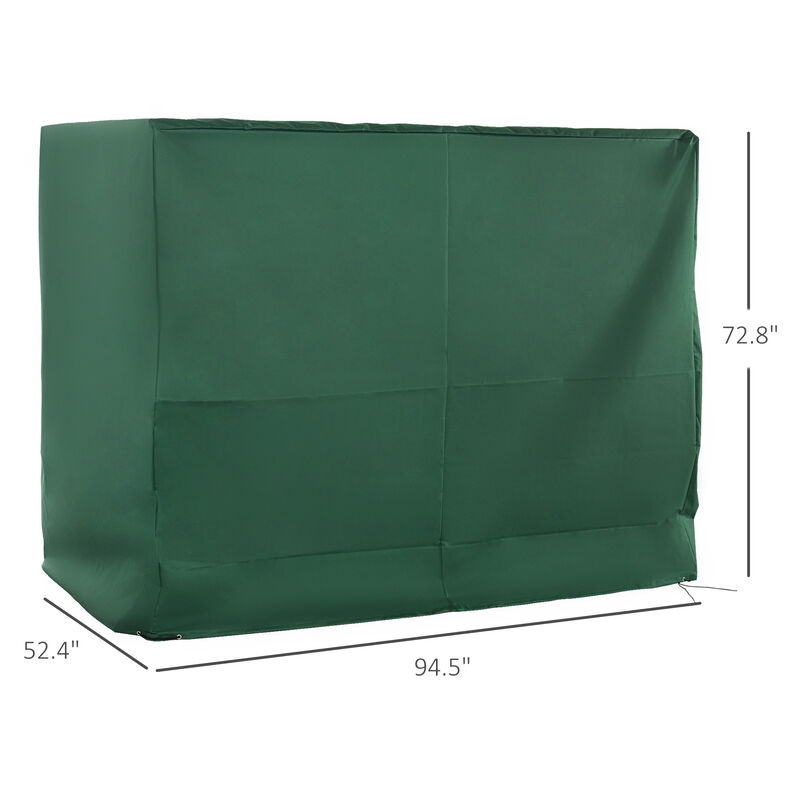 Hivvago Heavy-Duty Outdoor Swing Cover for Patio or Garden image number 2